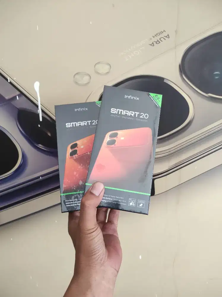 Infinix Smart 20 4+4/64 Garansi resmi selama 15bln