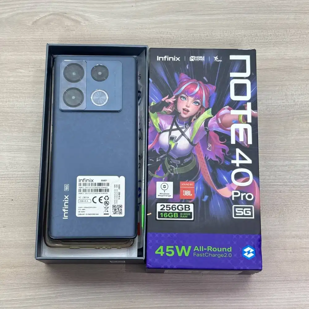 INFINIX NOTE 40 PRO RAM 8GB/256GB KENCANG & SIAP PAKAI!
