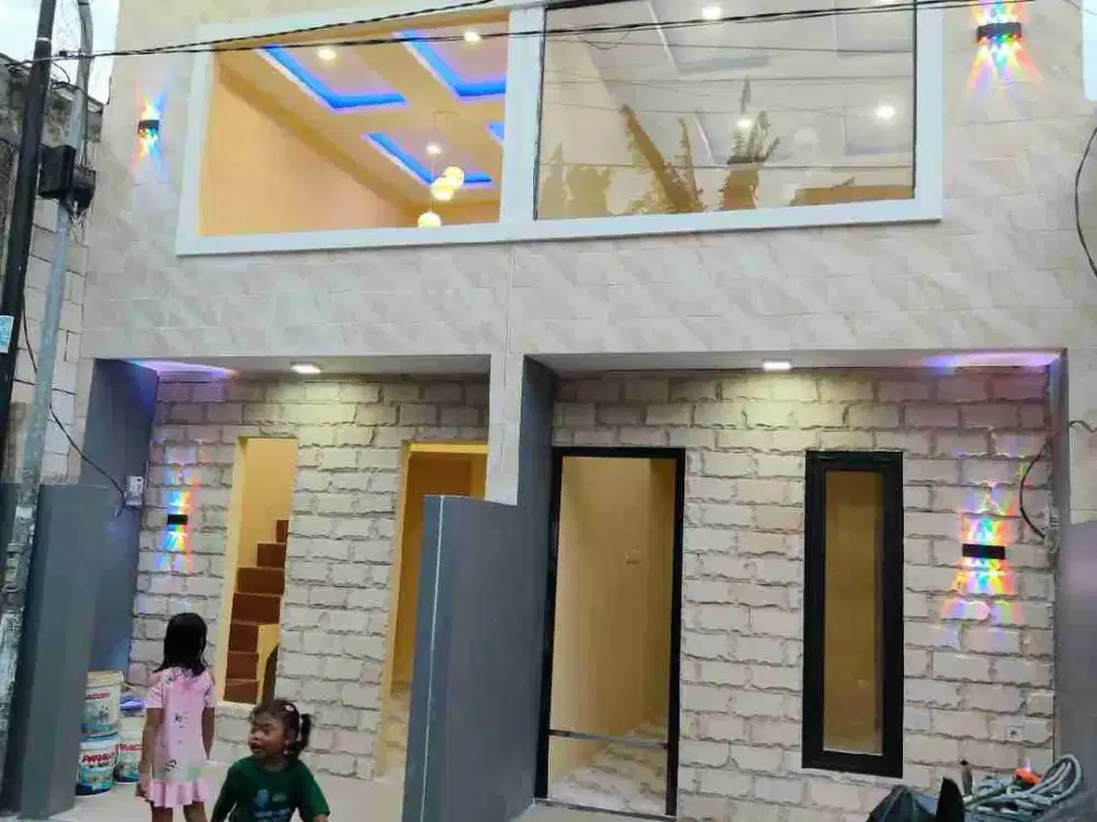 Dijual Rumah 2 Lantai Sememi Jaya Utara Surabaya Barat Type Mezanine Rumah Baru SHM