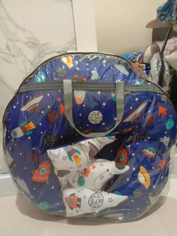 Sofa bayi motif laki - new