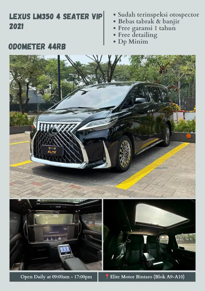 Lexus LM350 4 Seater VIP 2021
