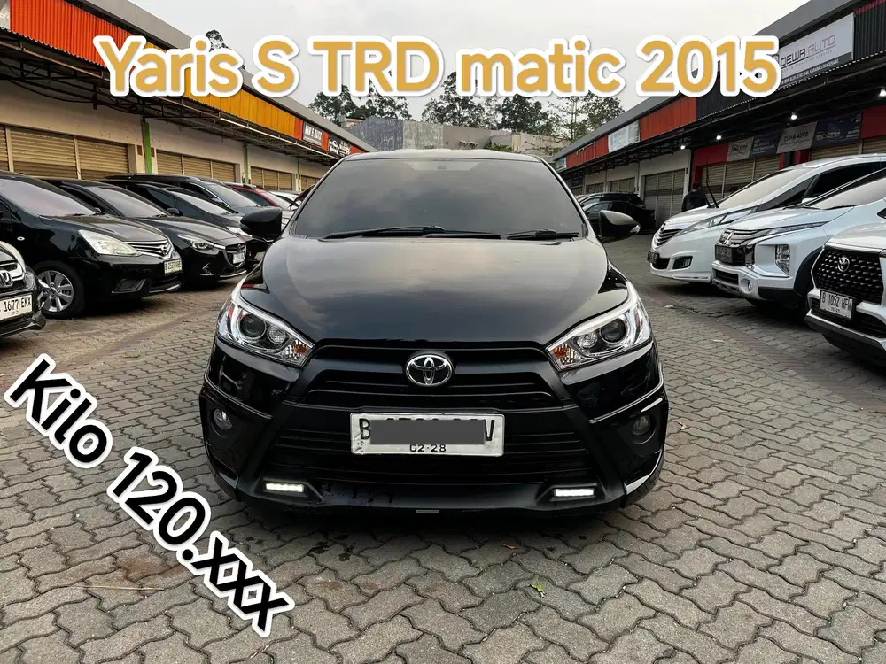 5JT YARIS S TRD AT 2015 BLACK EDITION RARE !!