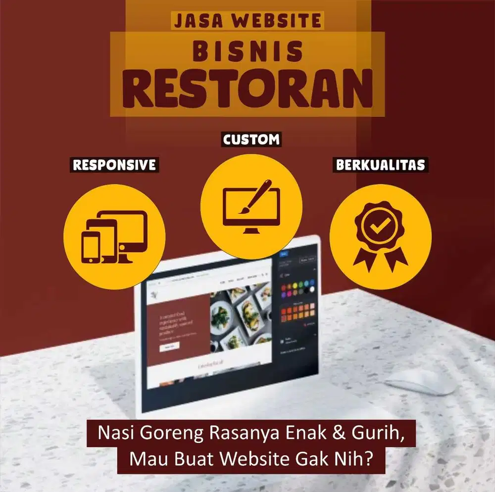 Jasa Website Bisnis Restoran Profesional dan Modern