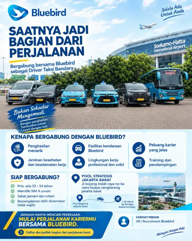 Driver bandara jakarta barat