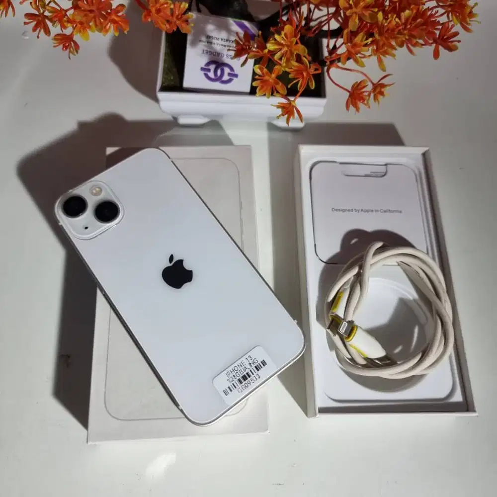 IPHONE 13 128GB TERDAFTAR BEACUKAI - STARLIGHT GG09533