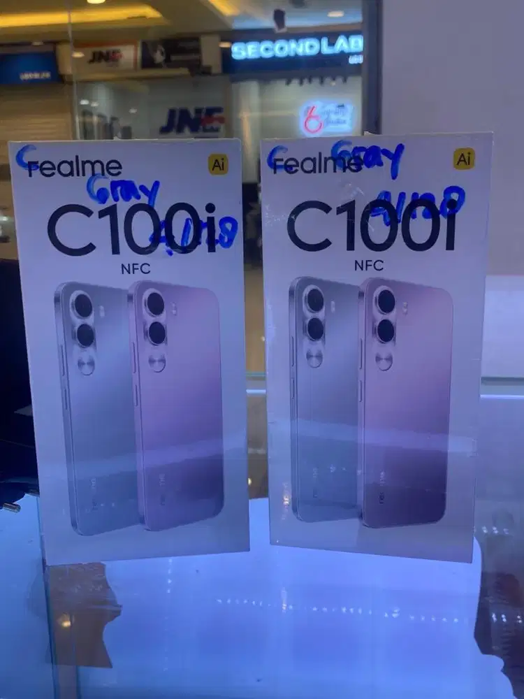 Realme c100i 4/128 garansi resmi.