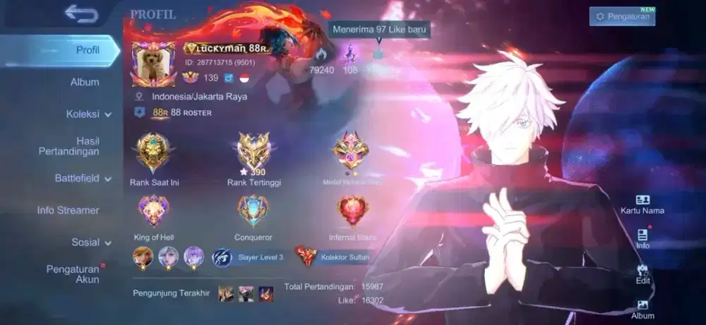 AKUN ML | AKUN MOBILE LEGENDS LOGIN MONTON