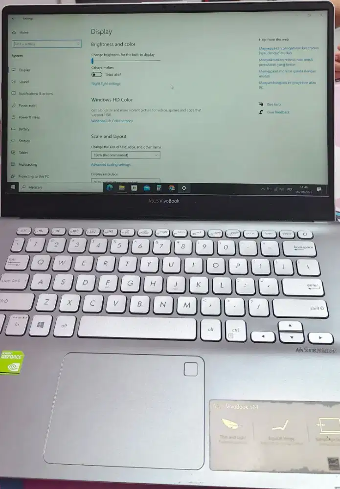 Di jual laptop Asus vivobook s14 S430UN