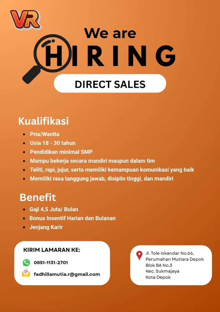 Direct Sales (CV VR GROUP)