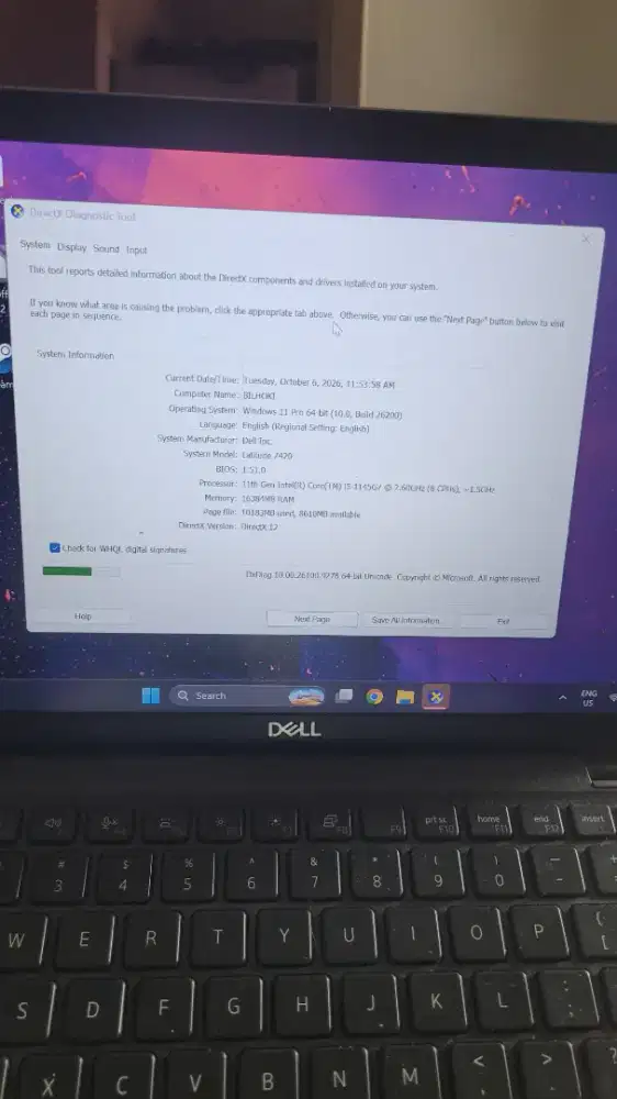 Laptop Dell Latitude 7420 i5 gen 11 Ram 16gb Iris Xe