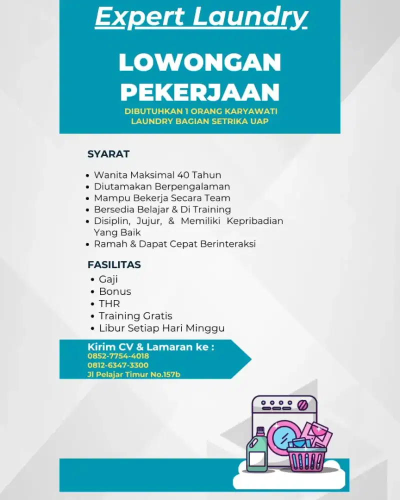 Lowongan Kerja Laundry Medan