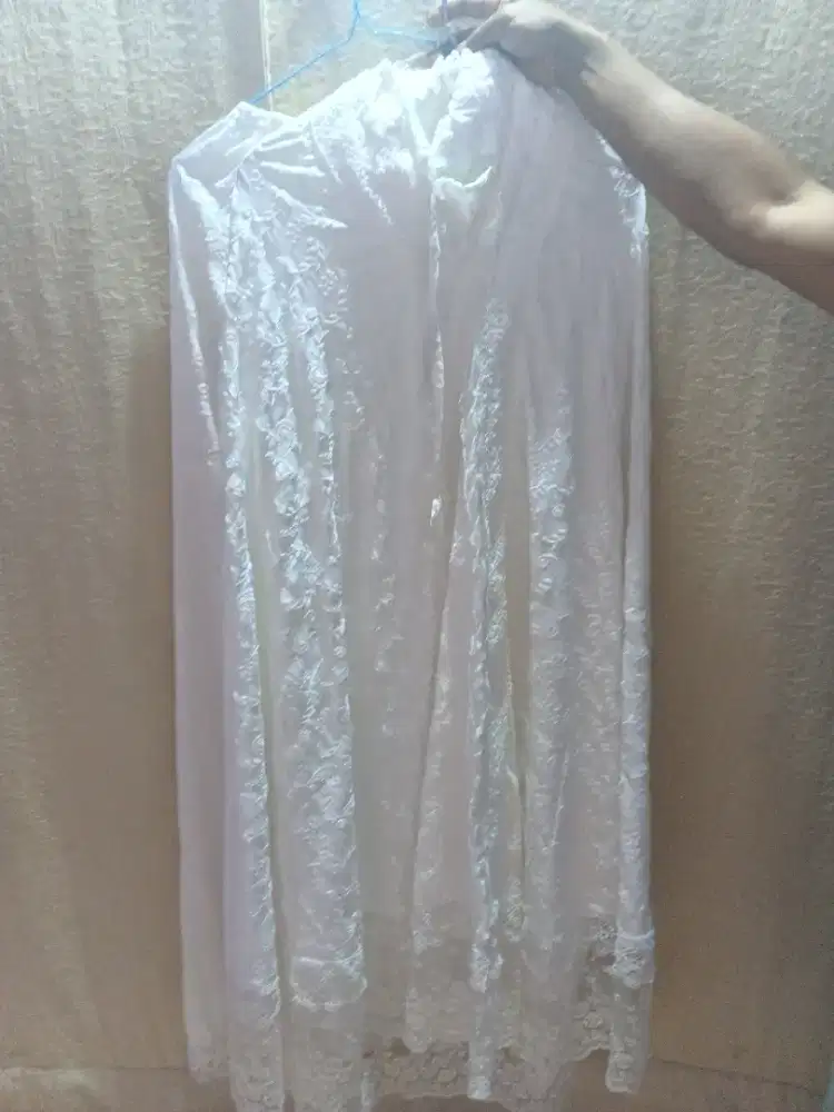 Mukena katun premium full renda