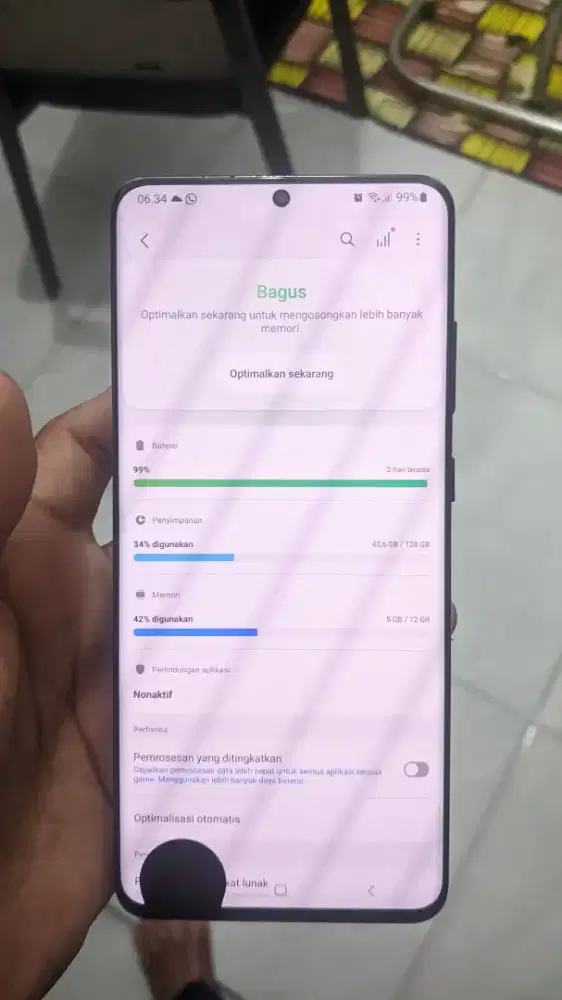 Samsung s20 ultra 12/128 minus