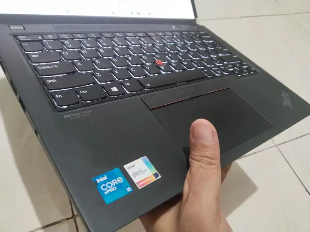 Dijual laptop Thinkpad x13 Intel i5 gen 11 VGA Intel iris Ram 16GB TC