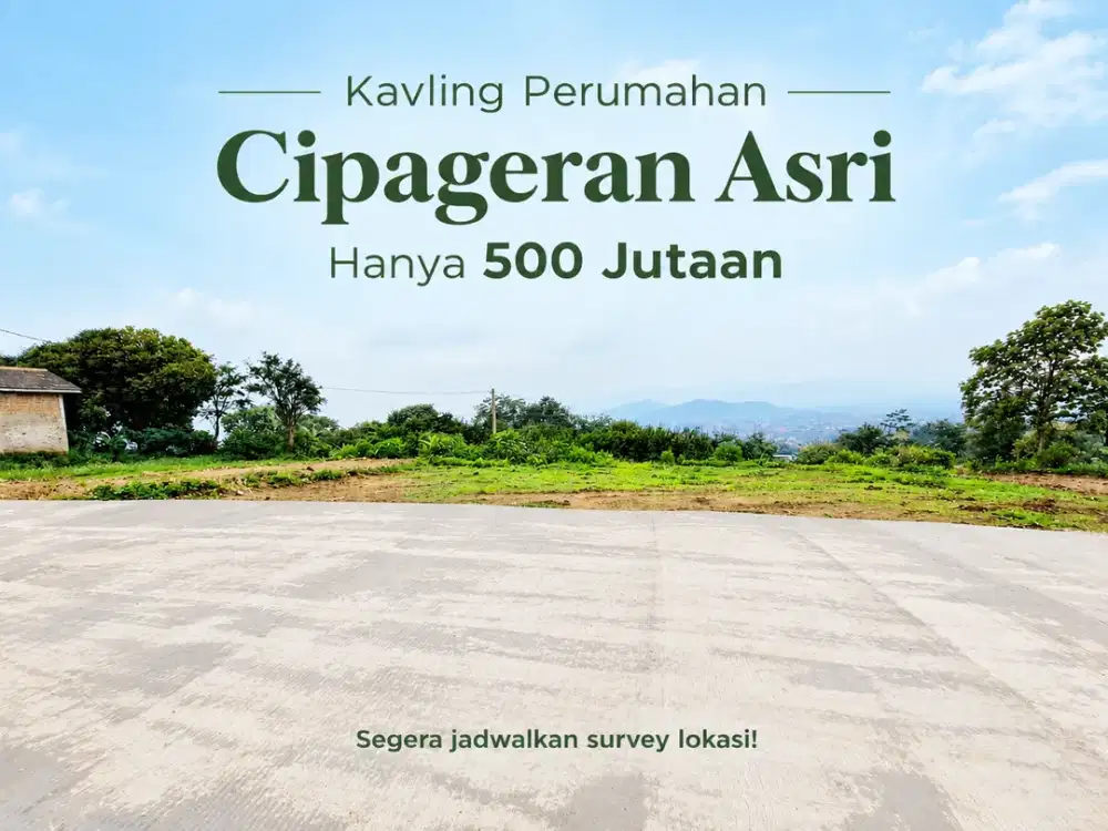 Tanah Kavling Cimahi Utara - Dekat Pemkot Cimahi