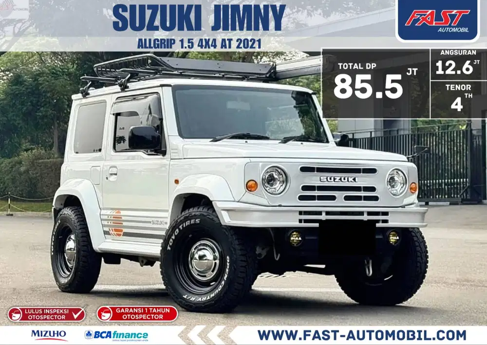 LOW KM.30RB GARANSI 1TH SUZUKI JIMNY ALLGRIP 2021 1.5 AT 4×4