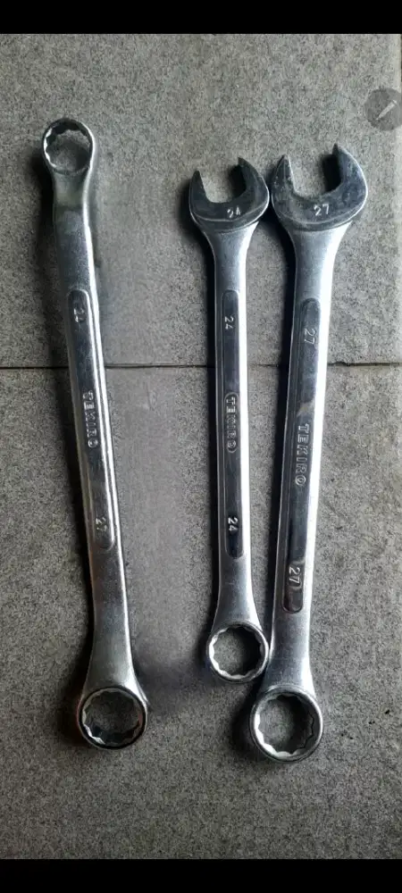 Kunci Ringpas 24,27,& kunci Ring 24 27 TEKIRO = 3 pcs