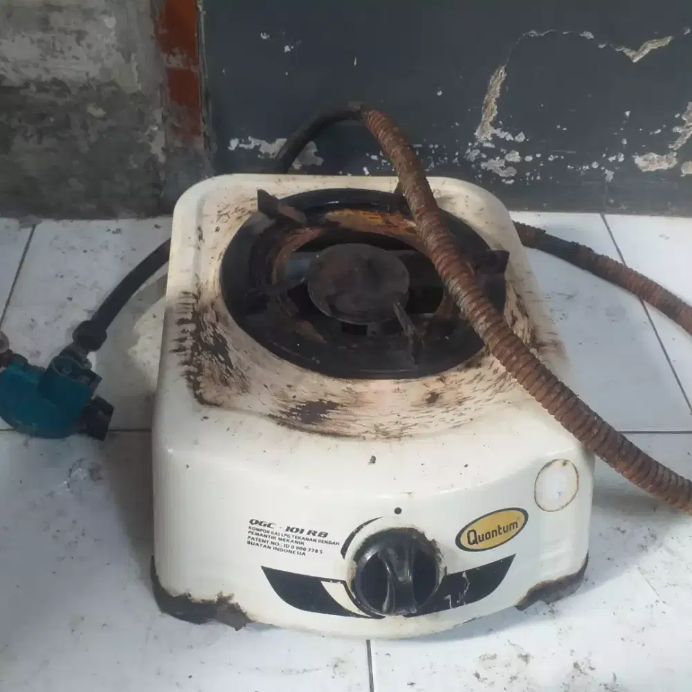Kompor gas merk quantum normal