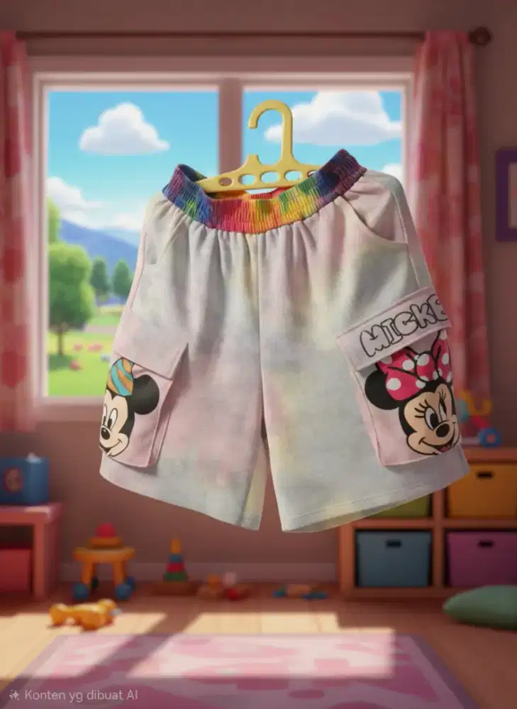 CELANA PENDEK MICKEY TITANG