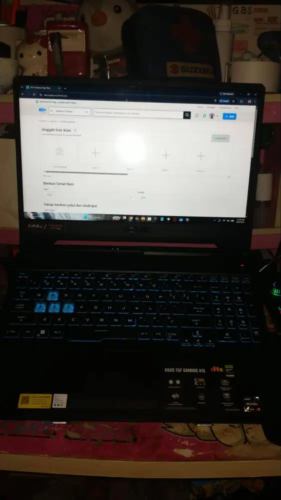 laptop ASUS TUF A15 R7 RTX3050