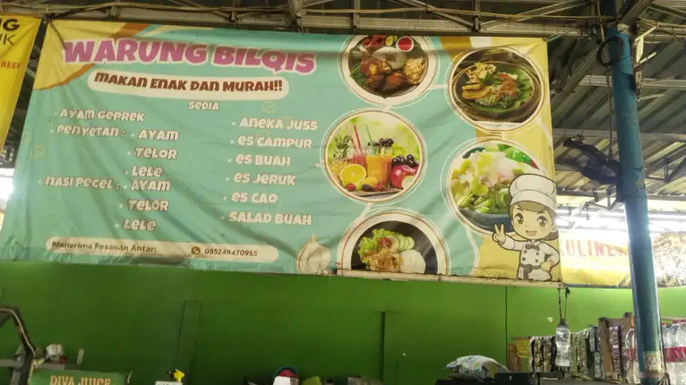 Jaga stand jus dan penyetan