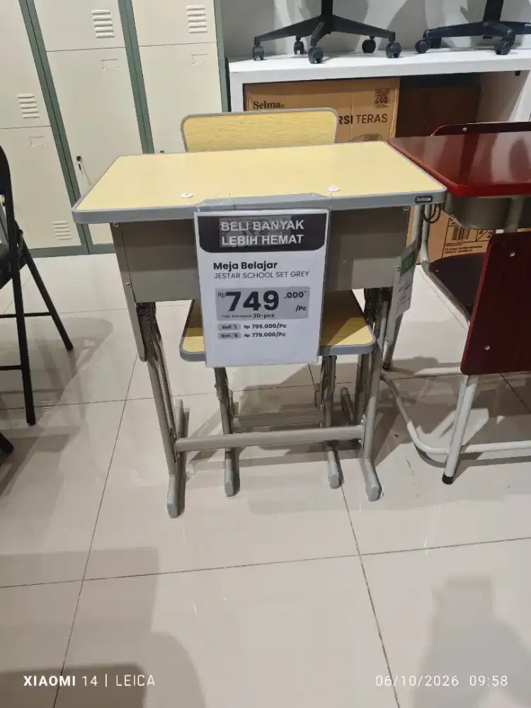 Set meja belajar murah kokoh