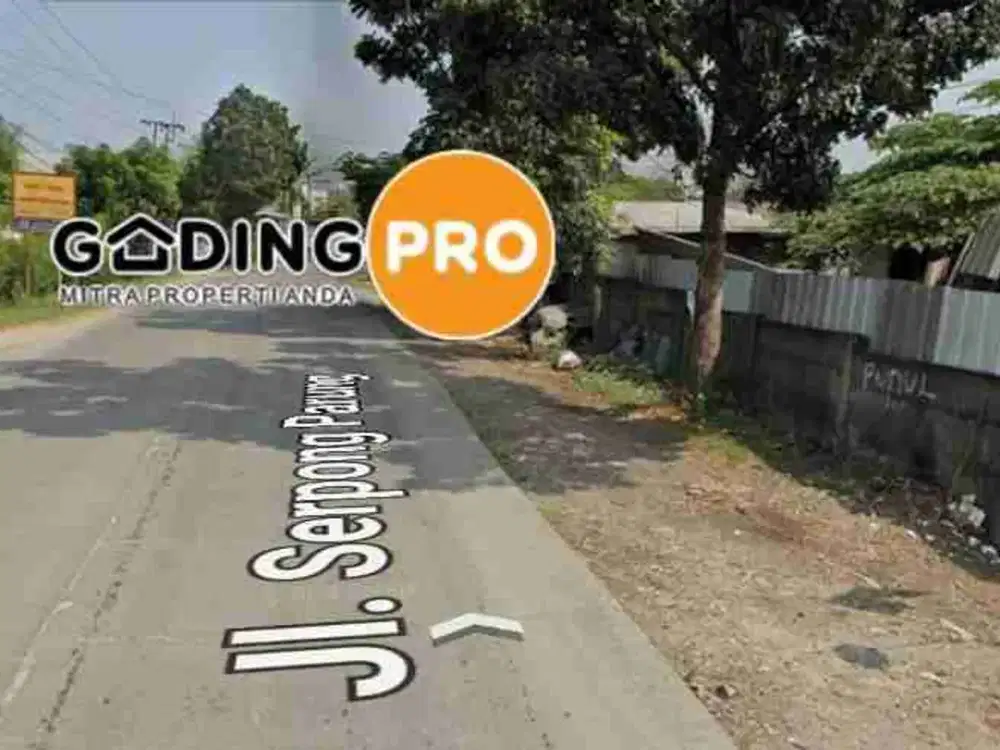 Jalan Raya Gunung Sindur, Curug, Kab Bogor. Tanah Kavling Dijual Pinggir Jalan