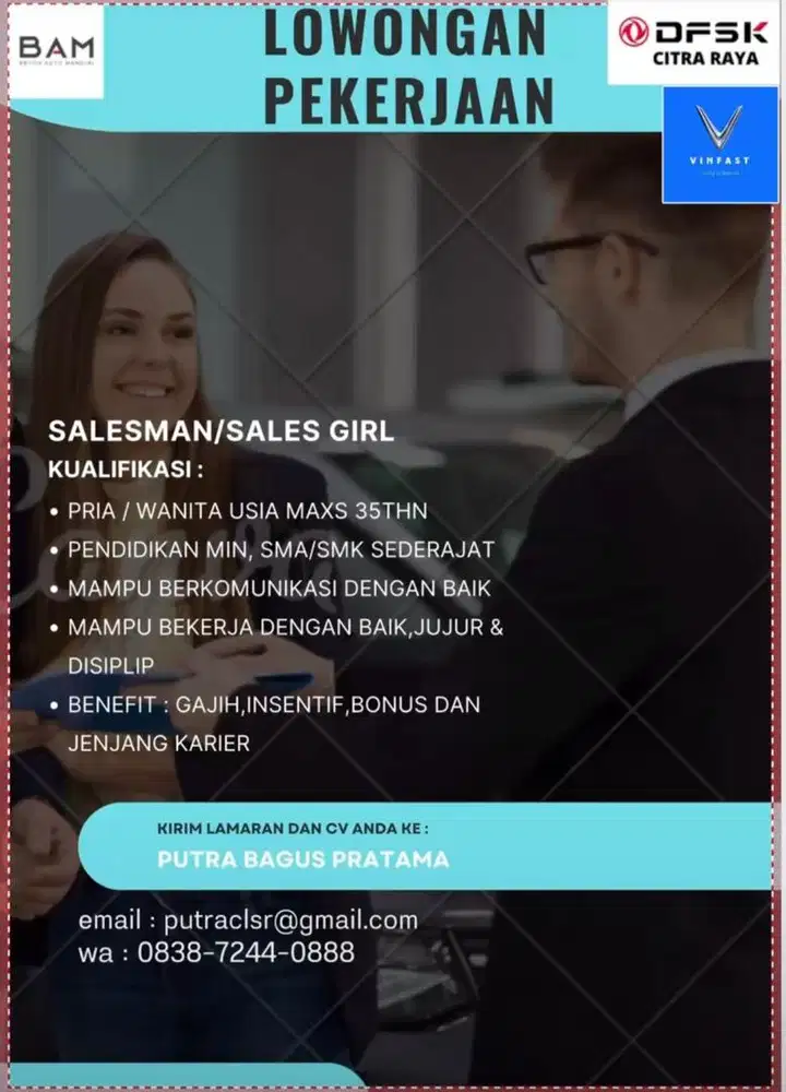 Lowongan Kerja Markeeting Automotif