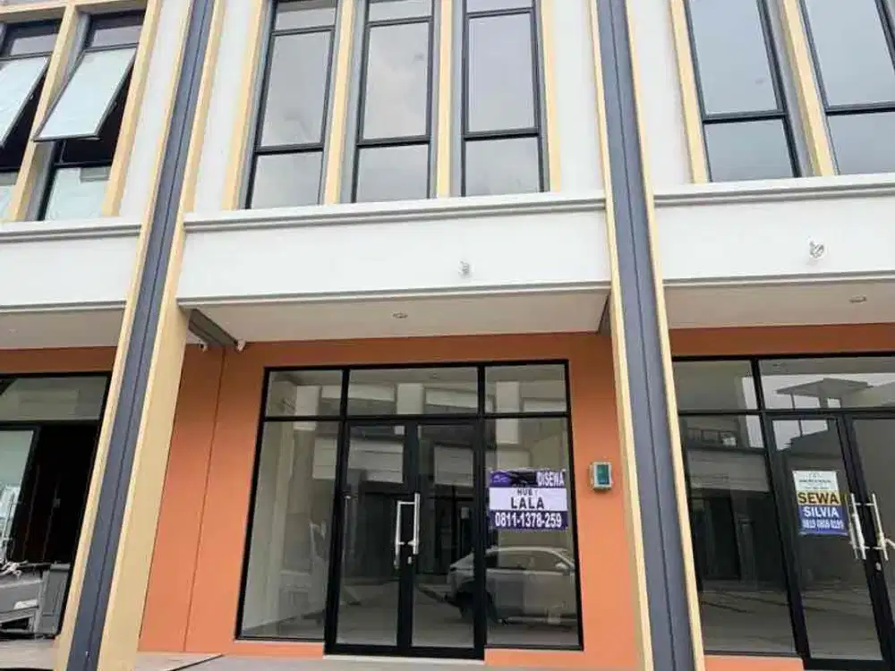 Disewakan Ruko paling Ramai di Gading serpong Double Facade