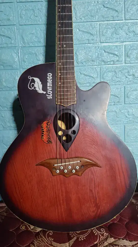 Gitar akustik elektrik Gillmore Ga 03 siap pakai tt/bt HP