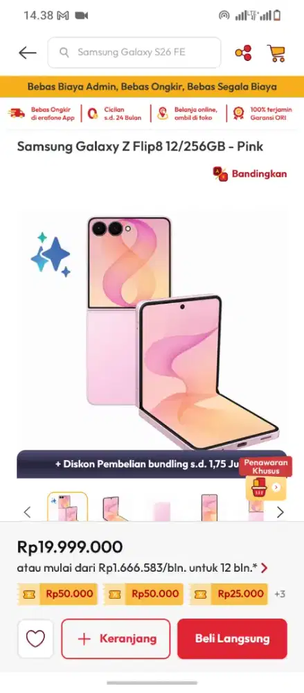 Samsung galaxy zflip 8