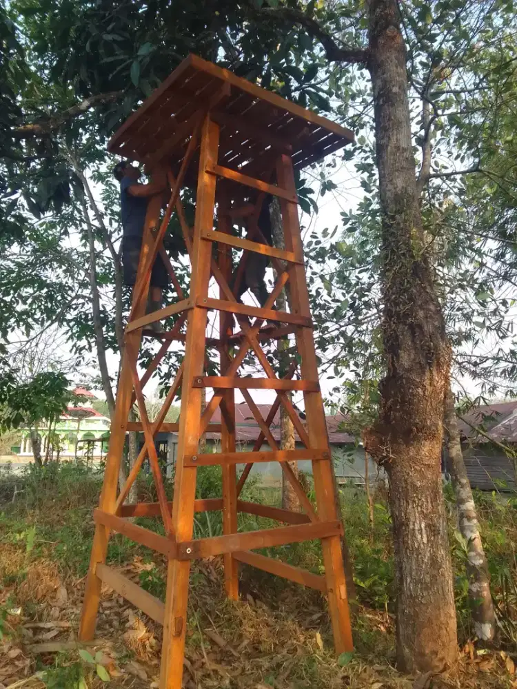 Tiang tandon menara ukuran 10x10 tinggi 4 mtr