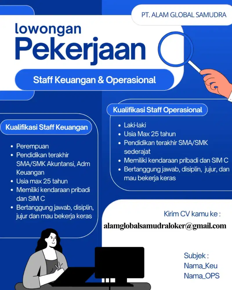 Staff Keuangan dan Operasional