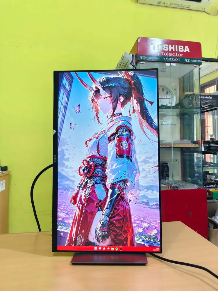 Monitor led wide 24inch dell frameless