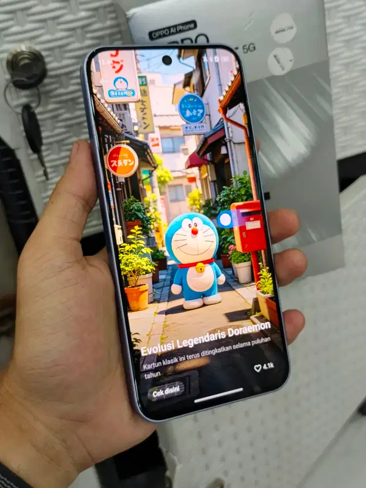 Oppo reno 15F 5G 8/128. Fullset full original.