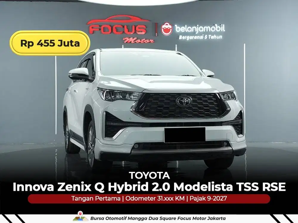 [ GARANSI 5THN ] Toyota Innova Zenix Q Hybrid Modelista 2023/2024/2025