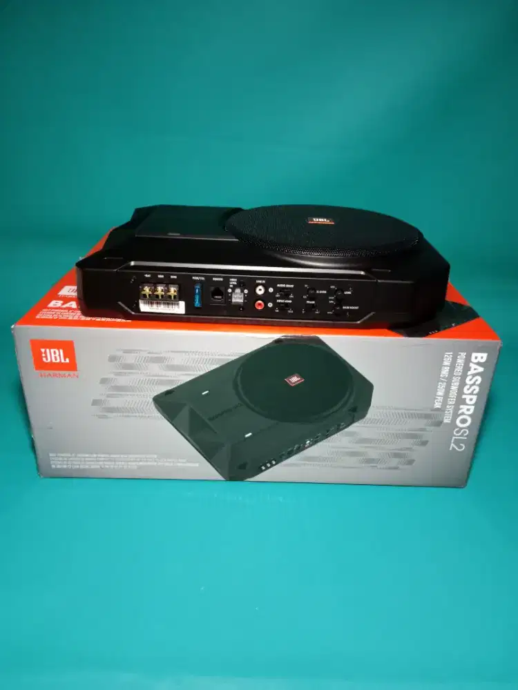 PLES PASANG Subwoofer Kolong Aktip Bawah Jox JBL BASSPRO SL2 8 250W