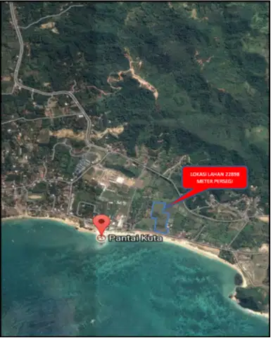 Lahan SHM Pinggir Pantai Kuta Mandalika