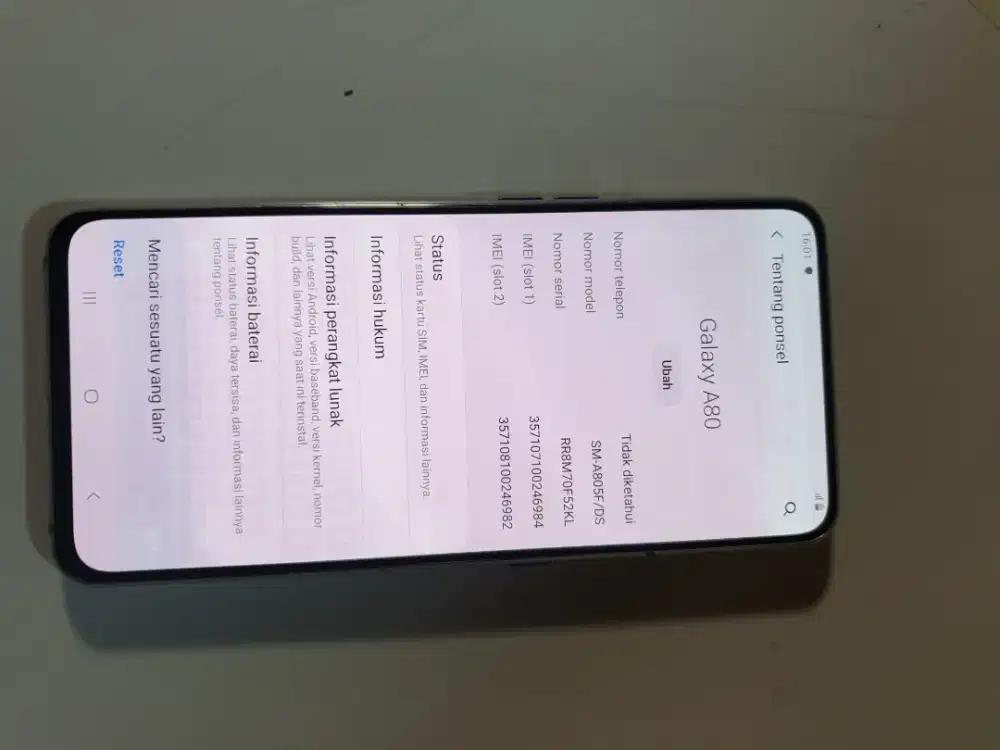 Samsung Galaxy A80 8/128GB SEIN Unit Only