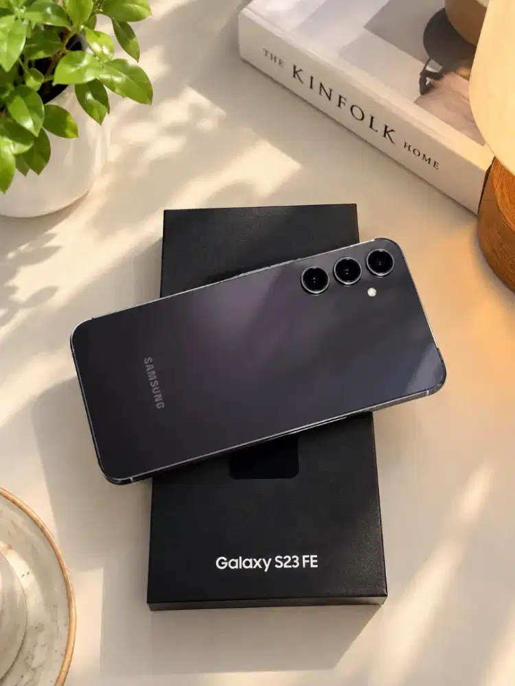 Samsung s23 fe 128GB second lengkap siap pakai kk