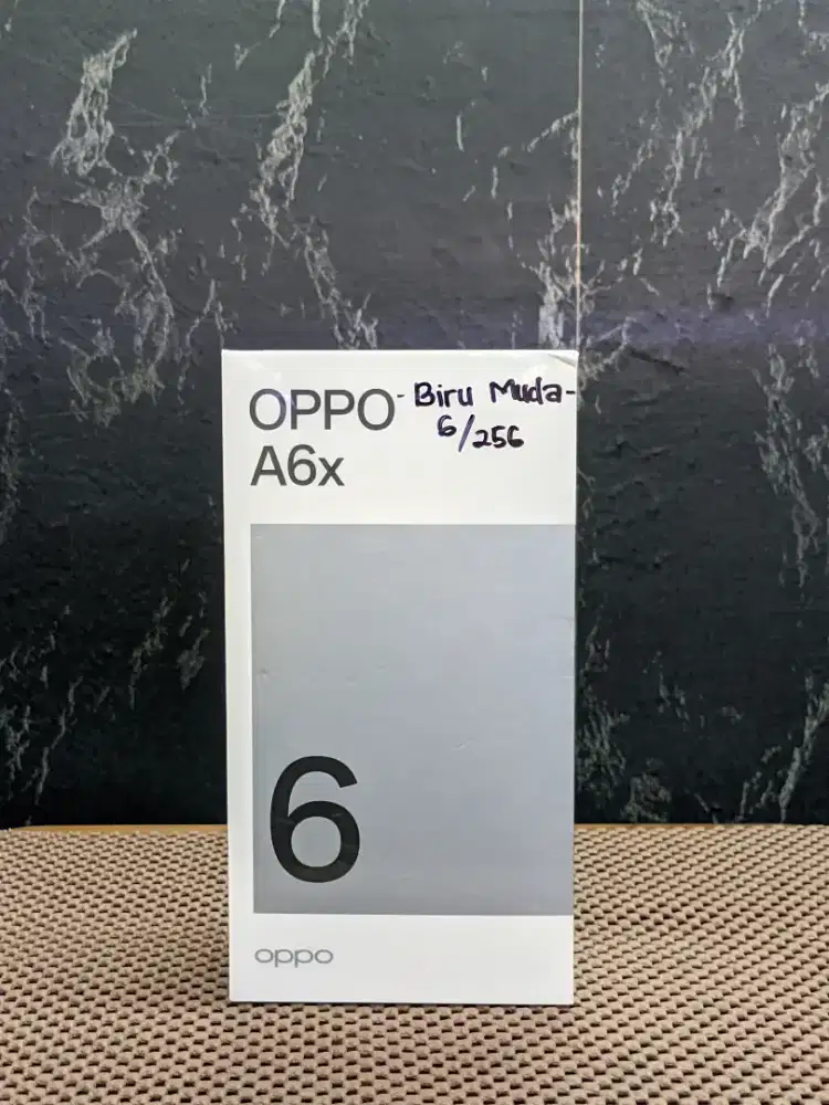 Oppo A6x 6/256 new garansi resmi