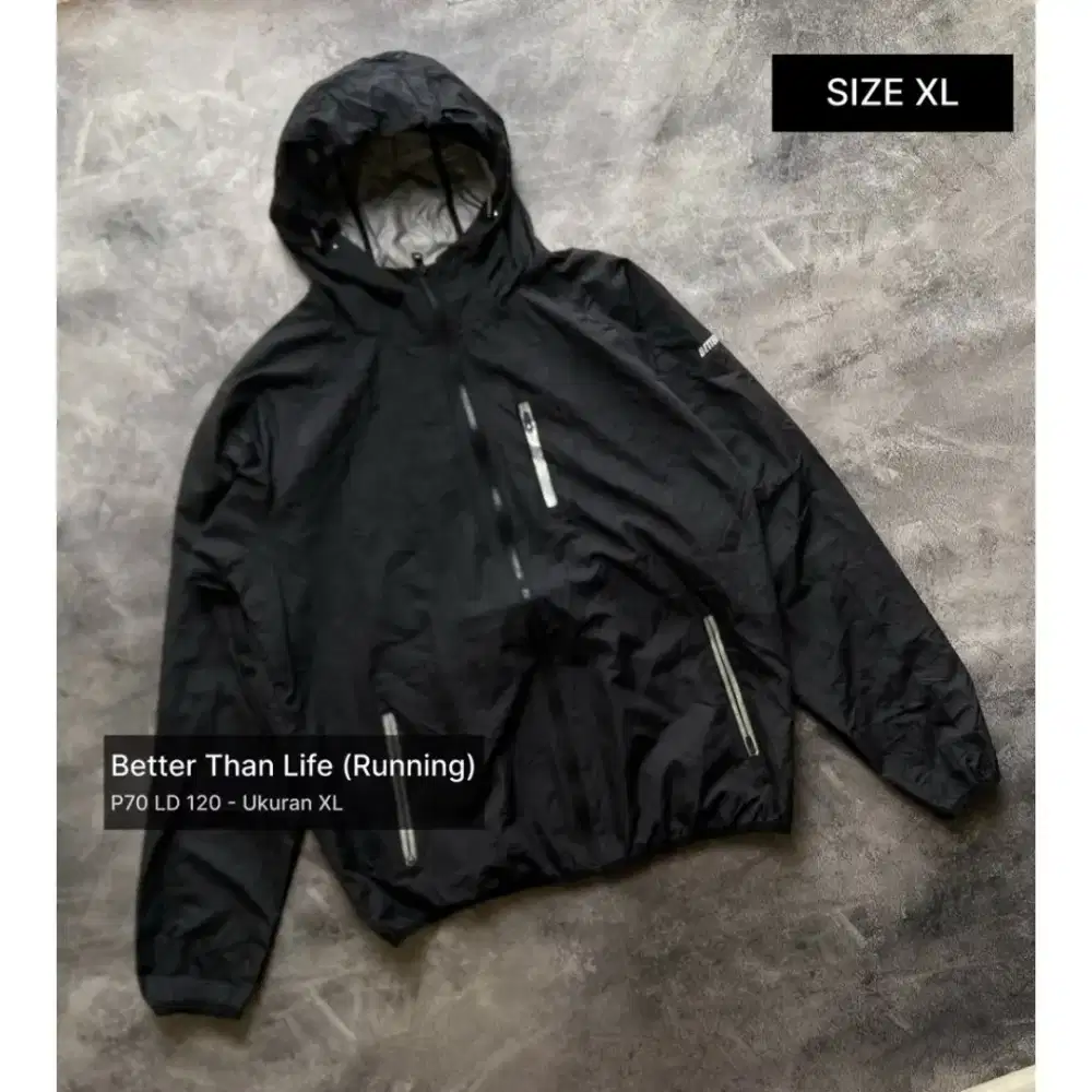 Jaket Anti Air Better than Life Mens