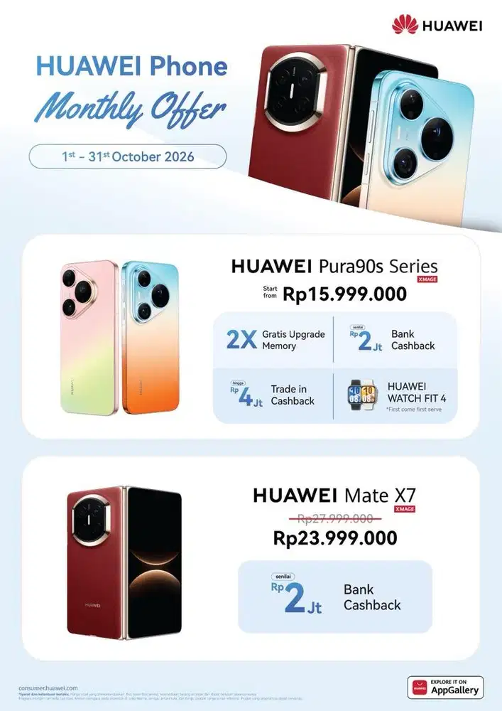 KREDIT HUAWEI 90 SERIES BISA , SYARAT HANYA KTP