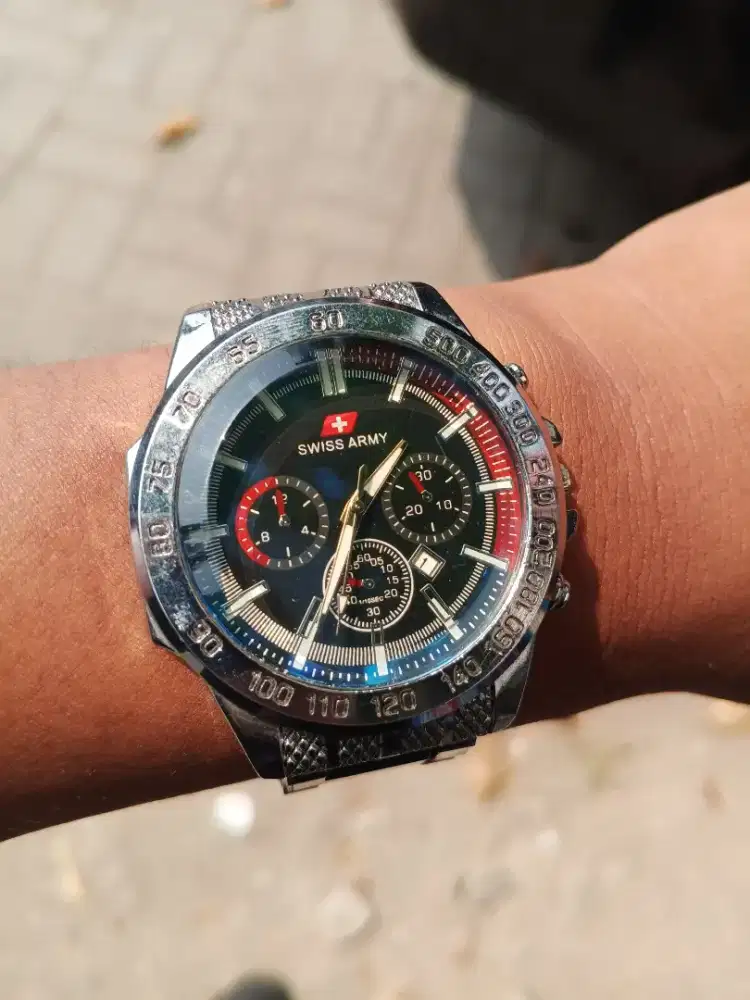 JAM TANGAN SWISS ARMY CHRONO NON ORI