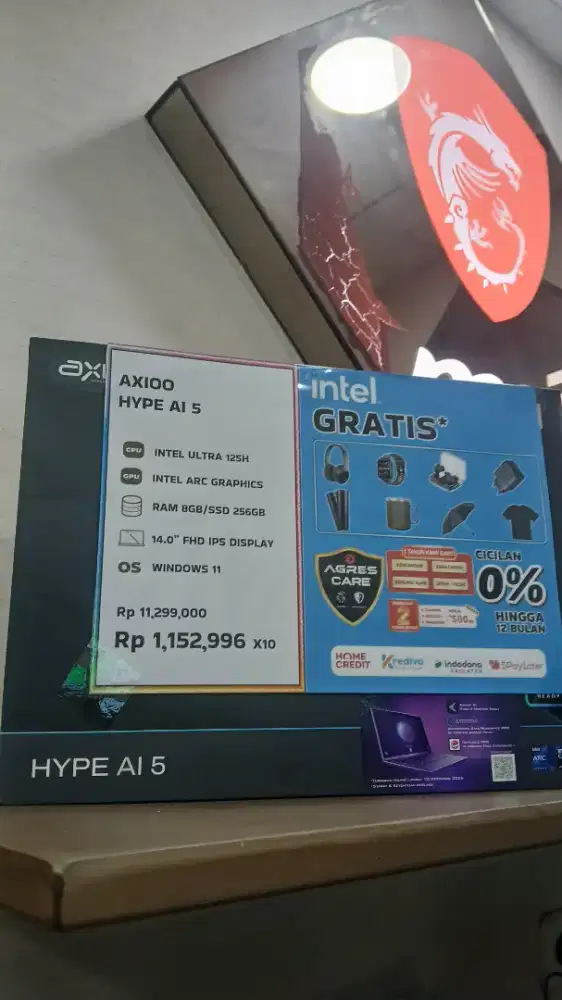 Laptop Axioo Hype Al 5 Promo Cicilan Tanpa Dp