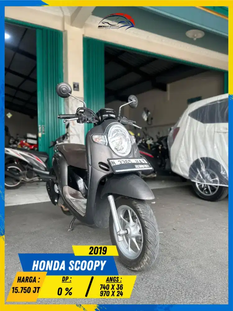 HONDA SCOOPY 2019 NEGO TIPIS BOLOH HIKMAH MOTOR KEPUH MALANG