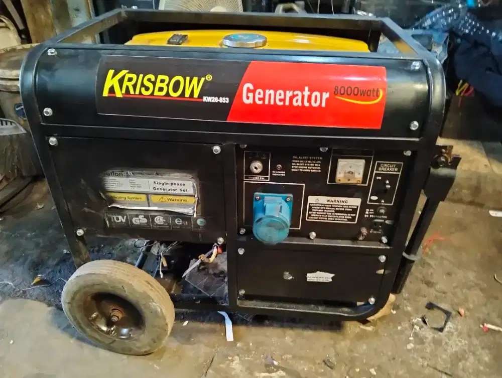 Genset krisbow 8000 watt siap pakai