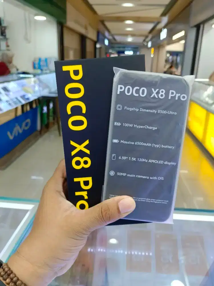 Poco X8 Pro 5G 12/512 Black Super Premium 100% Cc 14 Garansi Resmi