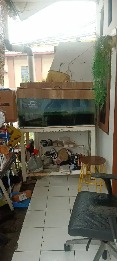 Dijual cpt aquarium bekas arwana 130mx60 80m kurleb depok raden Saleh