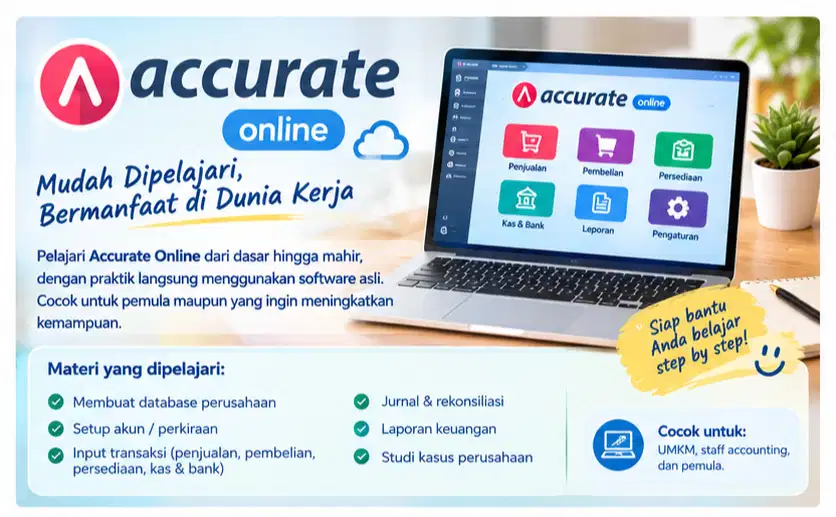 Kursus Accurate Online dan Perpajakan